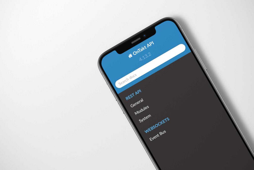 OnTakt Rest API Phone View