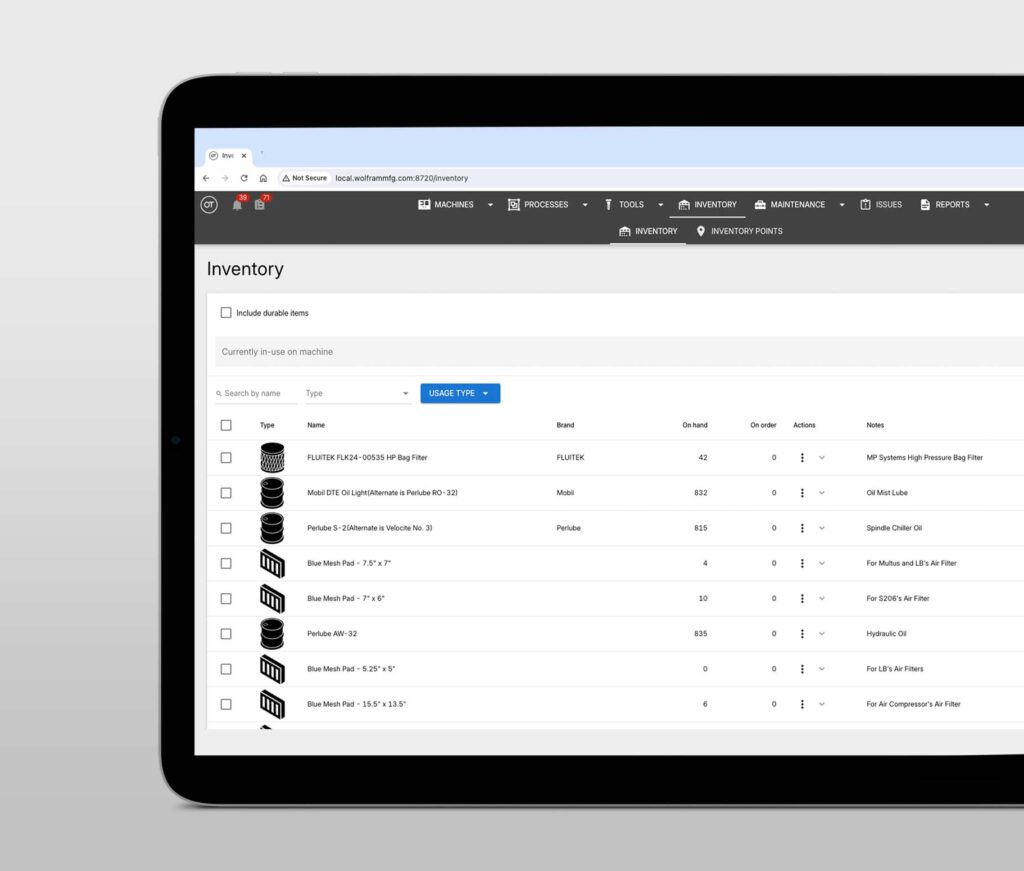 OnTakt Digital Twin Supplies